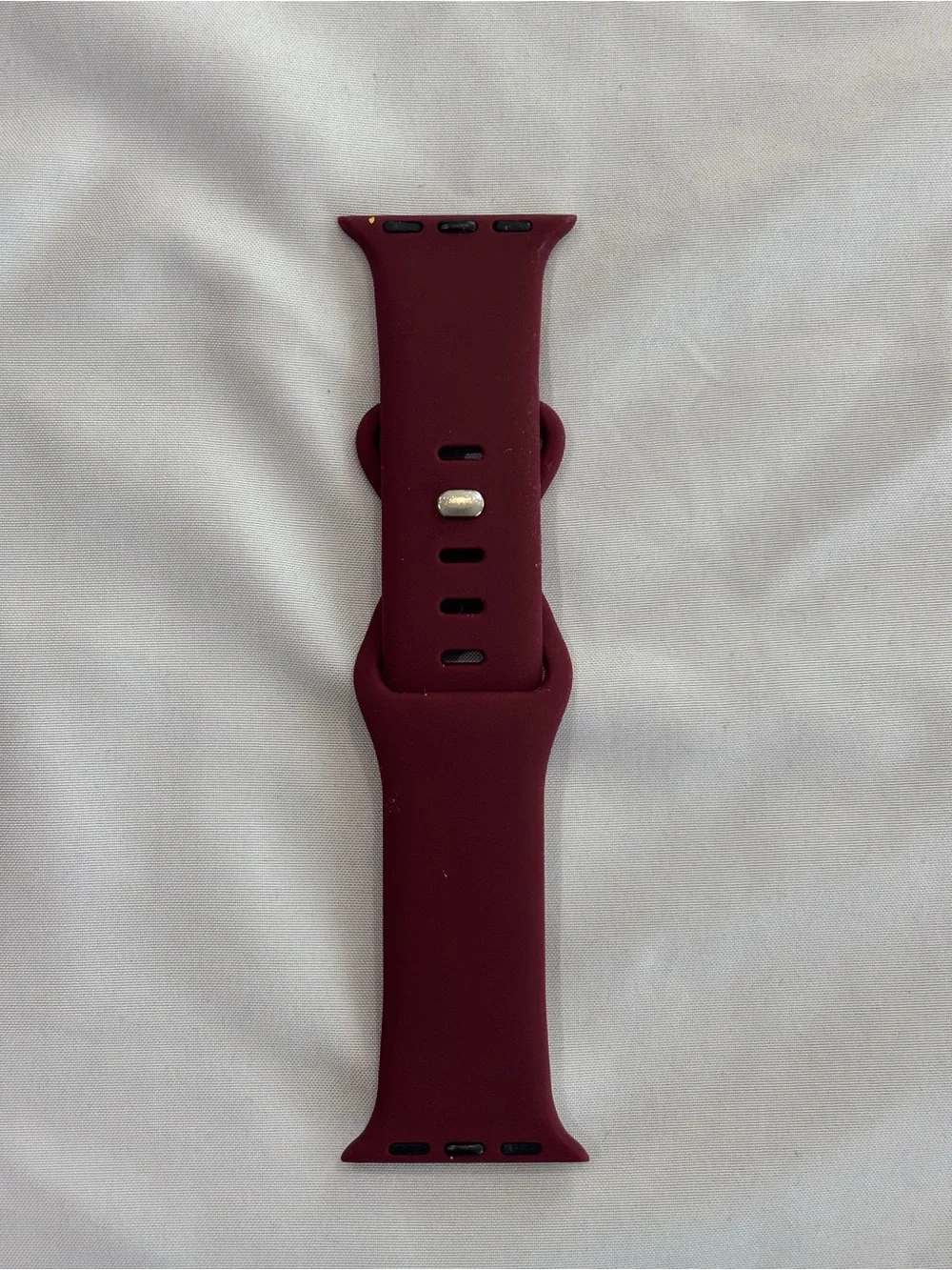 Silicone Apple Watch Bands - Maroon, Navy, Cream, Royal Blue Set of 4 38mm
